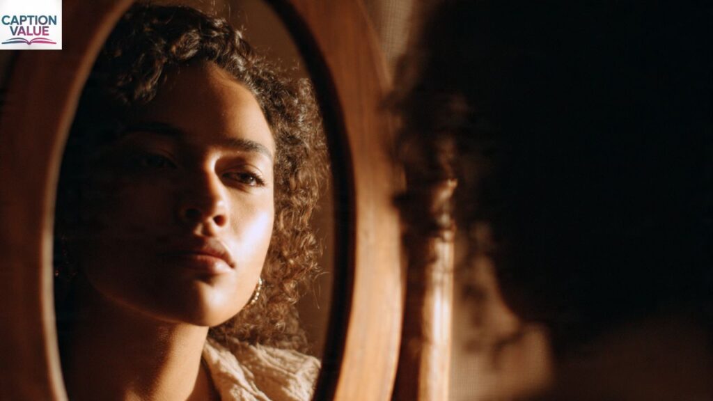 Mirror Play Captions for Self-Reflection