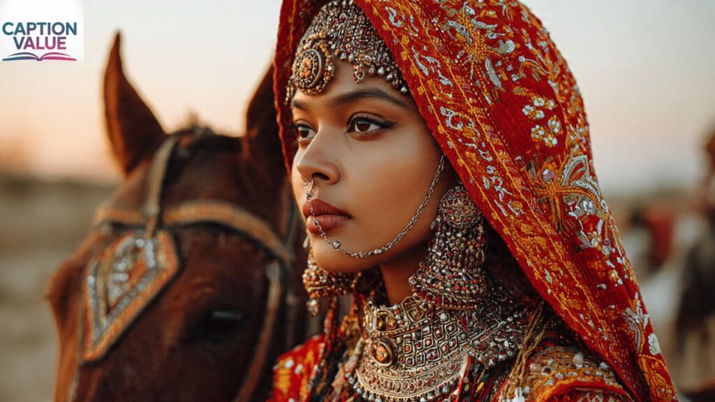 Rajasthani Look Captions for Instagram